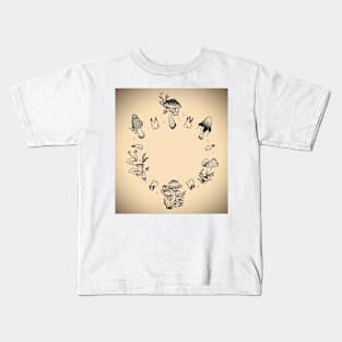 Mushroom Tooth Fairy Circle Kids T-Shirt